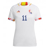 Belgien Yannick Carrasco #11 Fußballbekleidung Auswärtstrikot Damen WM 2022 Kurzarm